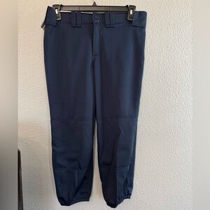 NWT Mizuno Women's Softball Pants Size Large Reinforced Knee